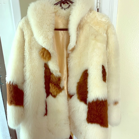 Jackets & Blazers - Vintage alpaca fur coat